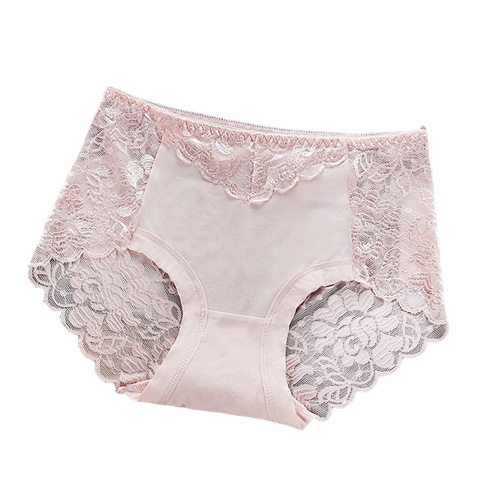 Women's Sexy Lace Panties Breathable Hip-lifting Plus Size Briefs For Honeymoon Valentine's Day