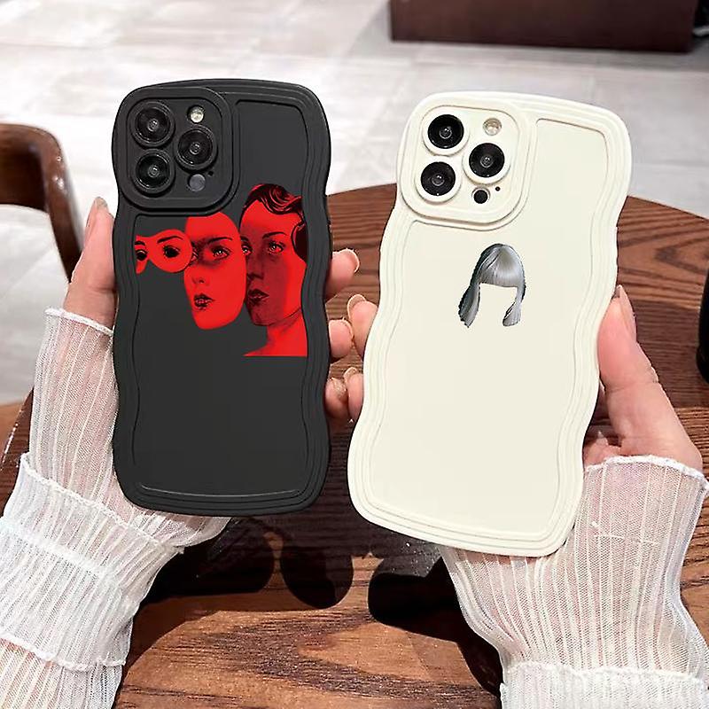 2pcs Hairstyle Graphic Luxury Phone Case For Iphone 11 14 13 12 Pro Max Xr Xs 7 8 Plus Shockproof Cases Fall Bumper Back Soft Matte Lens Protection Co