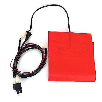 25w 12v Uniwersalny wodoodporny motocykl Atv Seat Podgrzewana poduszka Podkładka z włókna węglowego Ogrzewanie elektryczne Pa