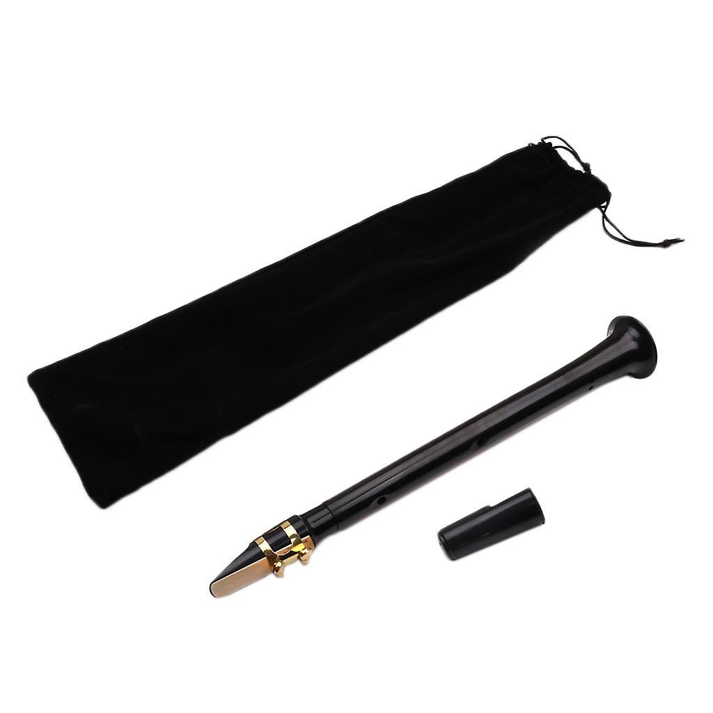 أسود جيب ميني ساكس محمول ساكسفون صغير مع حقيبة حمل