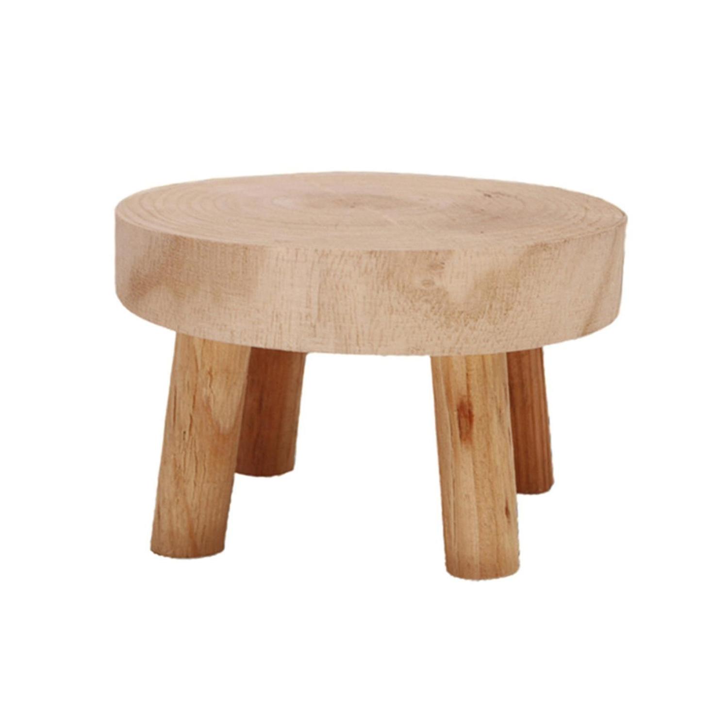 Mini Stool Flower Display Stand Potted Planter Supports For Indoor
