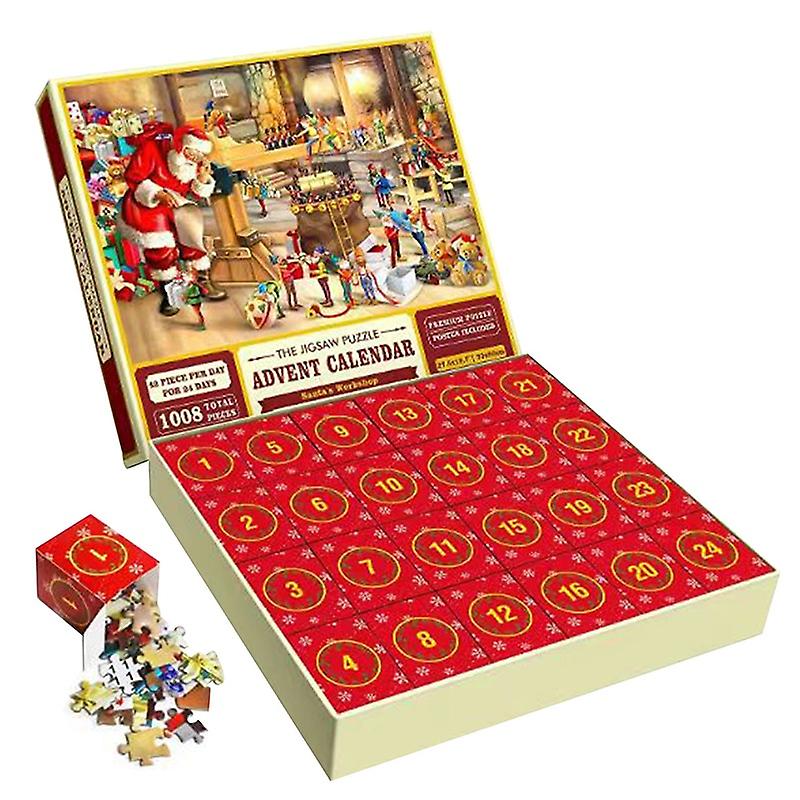 Advent Calendar Christmas Jigsaw Puzzle Christmas Emporium 1008 Pieces Puzzles