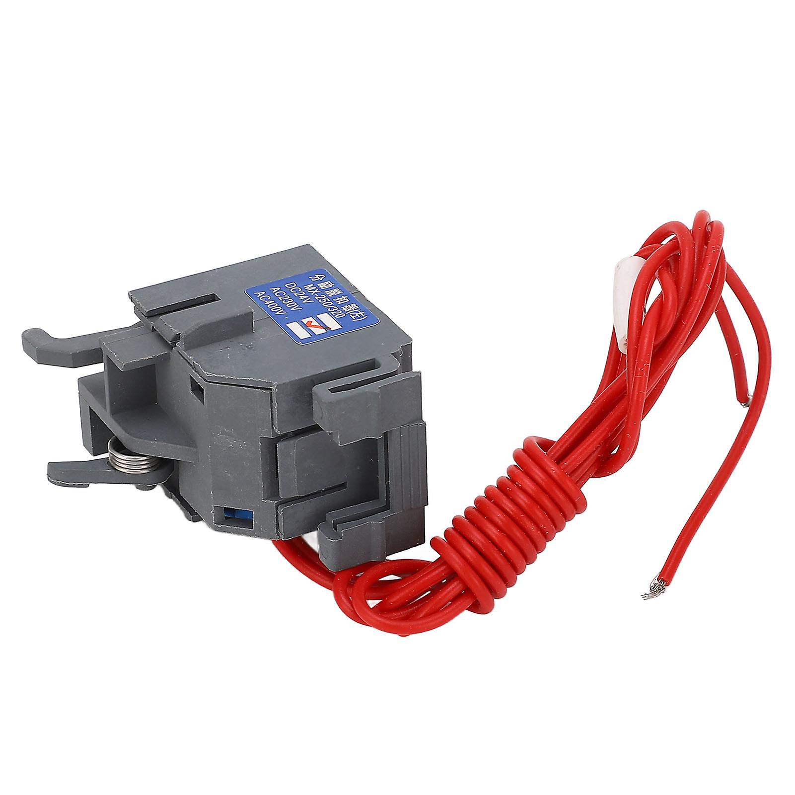 4PCS Shunt Trips Shunt Release Device Circuit Breaker Auxiliary Contact Accessories Left Mounting AC230V 