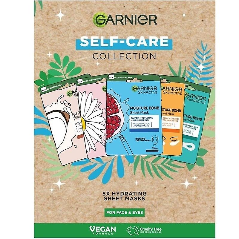 Garnier Selfcare Collection 5 Hydraterende Sheet Maskers