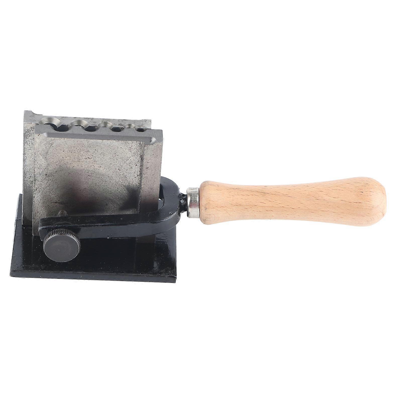 Cylinder Oil Groove Chisel - Wood Handle Tool for Jewelry Making and Processing