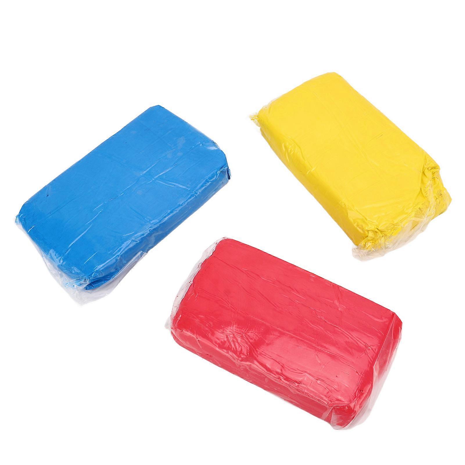 3pcs Paper Clay for Student DIY Handmade Reusable Easy Shape Easy to Attach Paper Clay Air Dry Modeling Clay