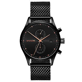 Voyager Men's Analog Quartz Watch with Stainless Steel Bracelet MV01-BBRG