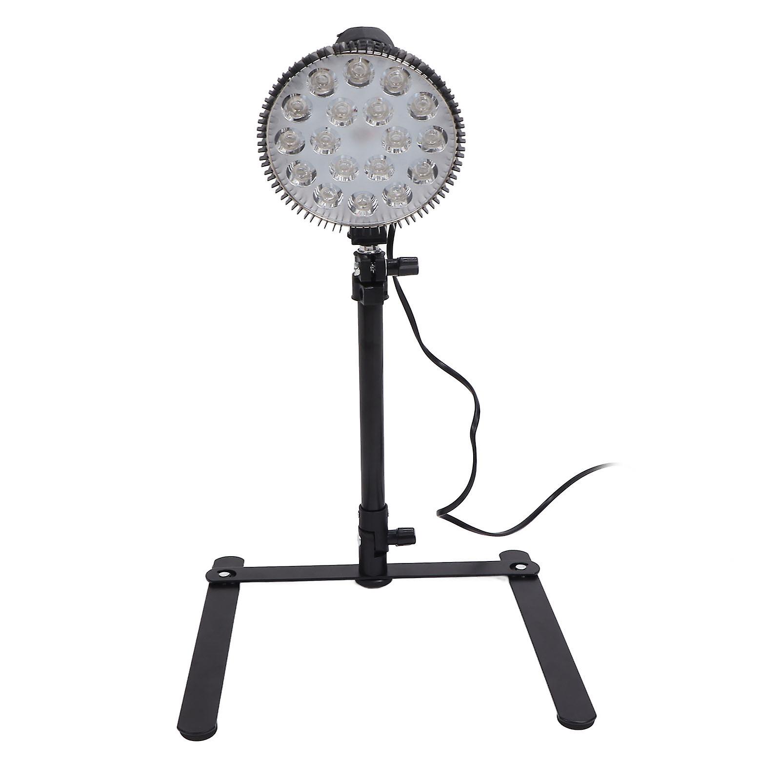 Infrared Red Light Therapy Lamp with Adjustable Triangle Bracket 110-240V UK Plug