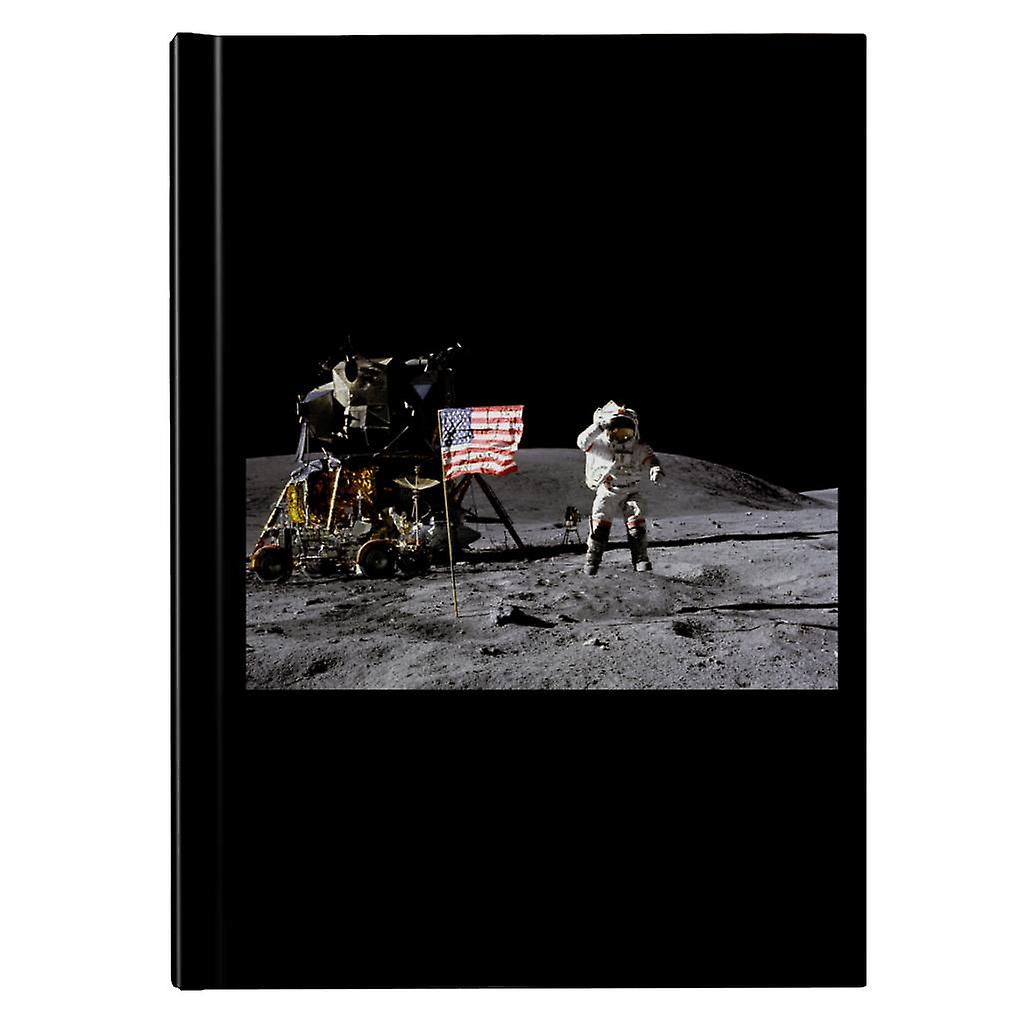 NASA John Young Moon Landing Salute Hardback Journal