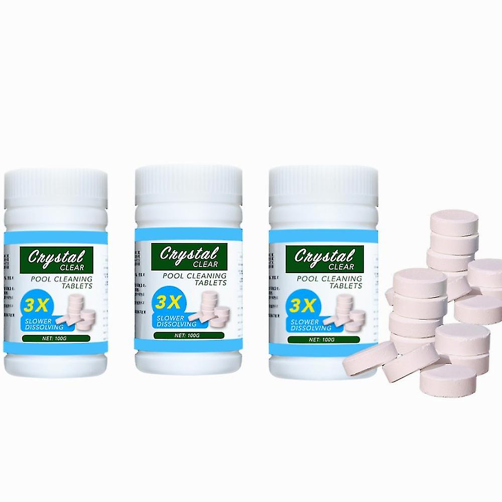 100/200/300pcs ταμπλέτες καθαρισμού λιμνών ασφαλής μακράς διαρκείας για την άμεση απολύμανση λιμνών
