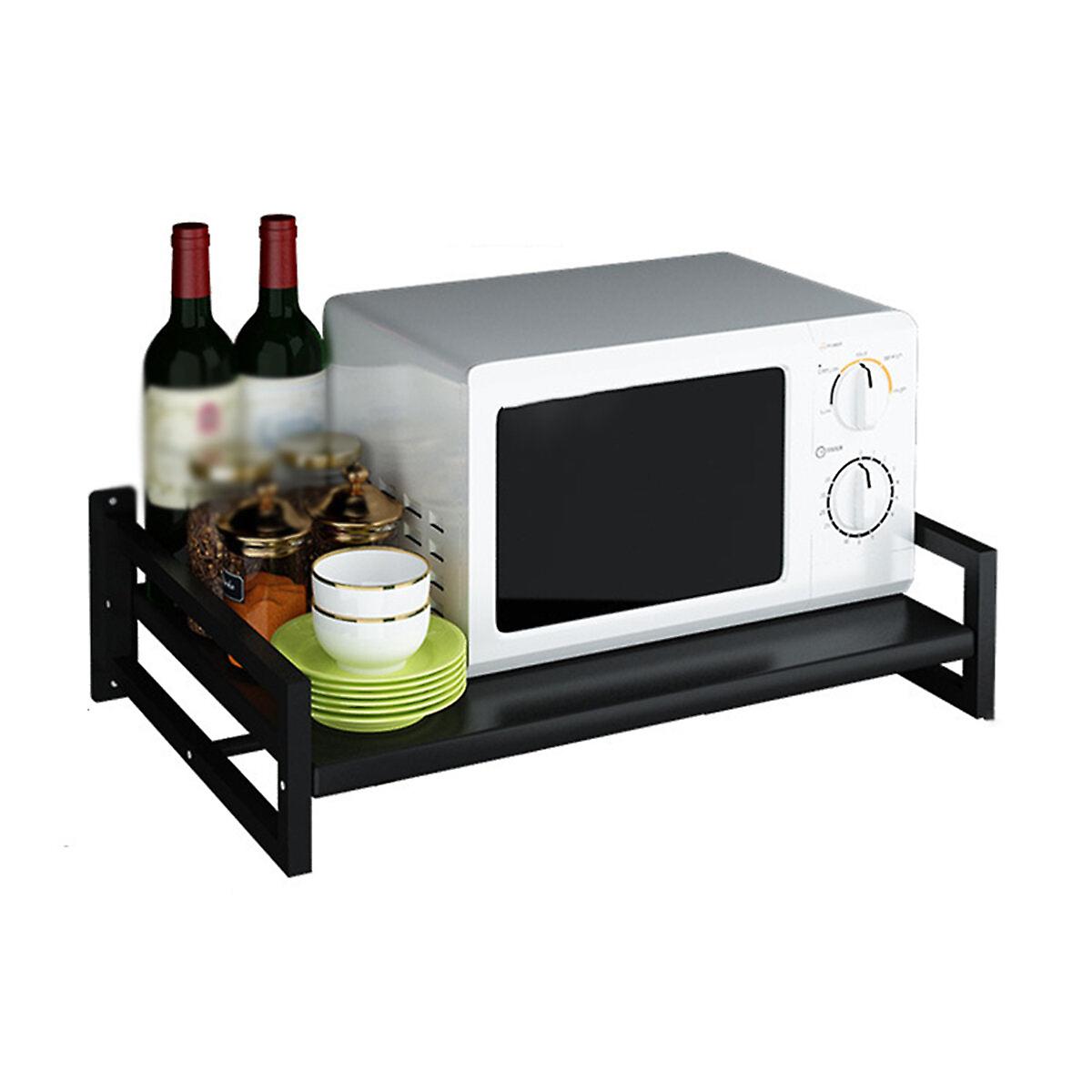 Microwave Oven Stand Storage Rack Kitchen Storage Bracket Shelf Space Saving Kitchen Organizer