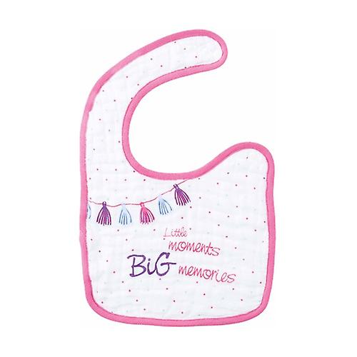 Pink Chiffon Bib - 0m + 1 unit
