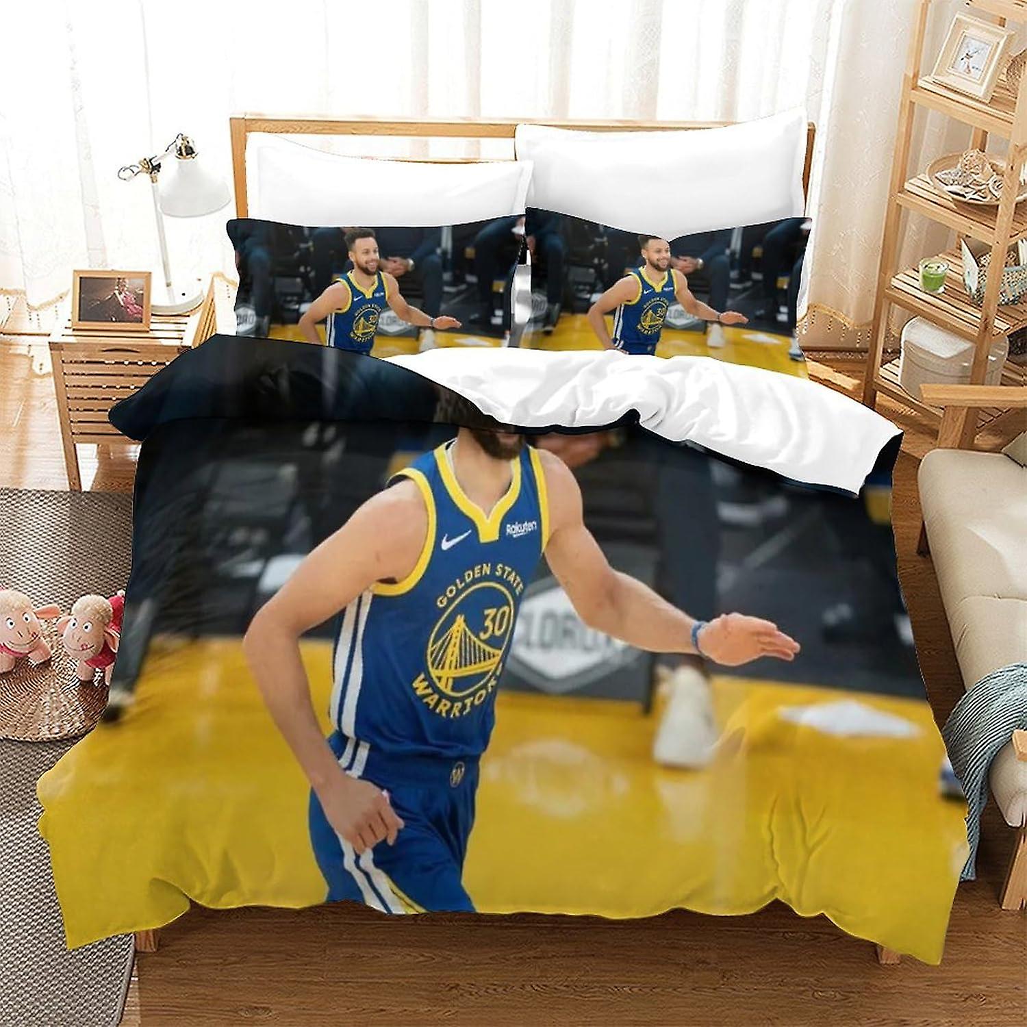 HOUKIG Stephen Curry - طقم مراتب زخرفية سكنية للأطفال ، طقم مراتب حمام مائي ، 3 قطع ، مرتبة حديثة مع نجم كرة السلة ،