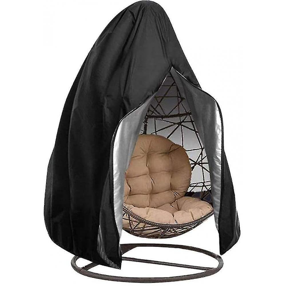 Patio Egg-shaped Chair Cover With Buckle Drawstring