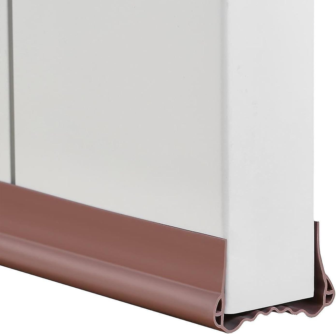 Under Door Draught Excluder 1M/39.3 inch Double Side Draught Excluder for Bottom of Doors