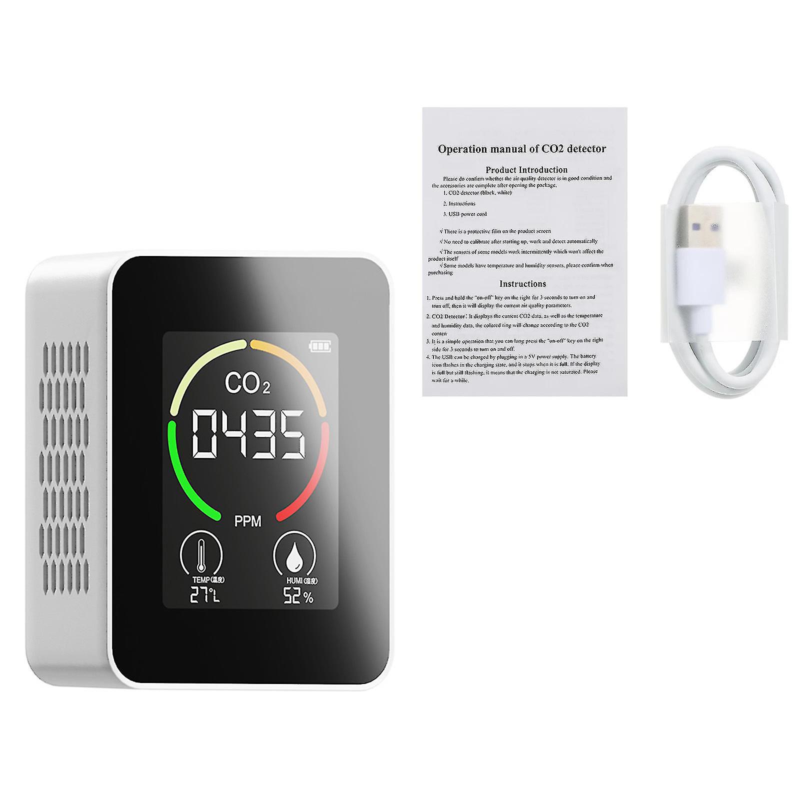 Co2 Detector Air Quality Monitor Co2 Air Detector Carbon Dioxide Detector