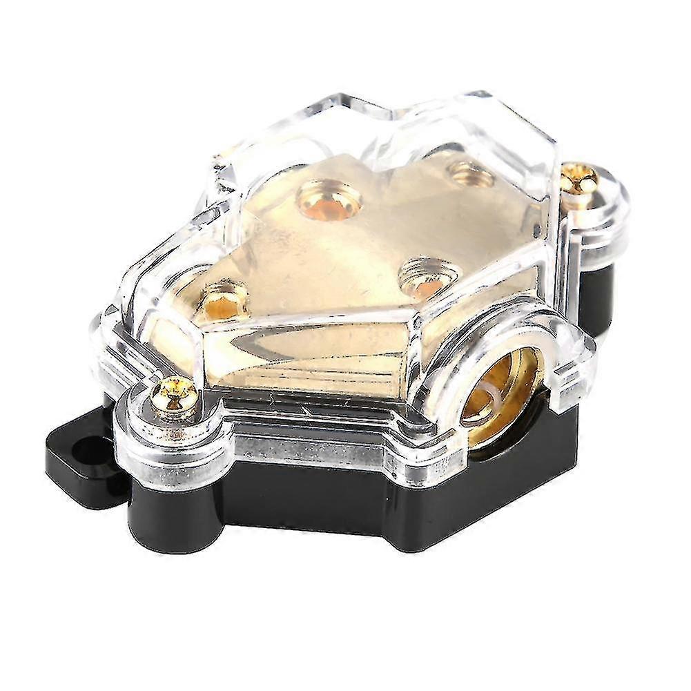 Car Audio Power Distribution Block - 3 Way Splitter, 1 Input 3 Output