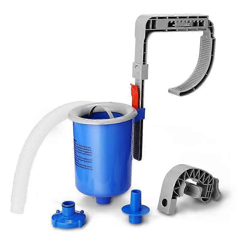Ny sommar väggmonterad pool skimmer med filterpump för rengöring av pool mark automatisk bajs