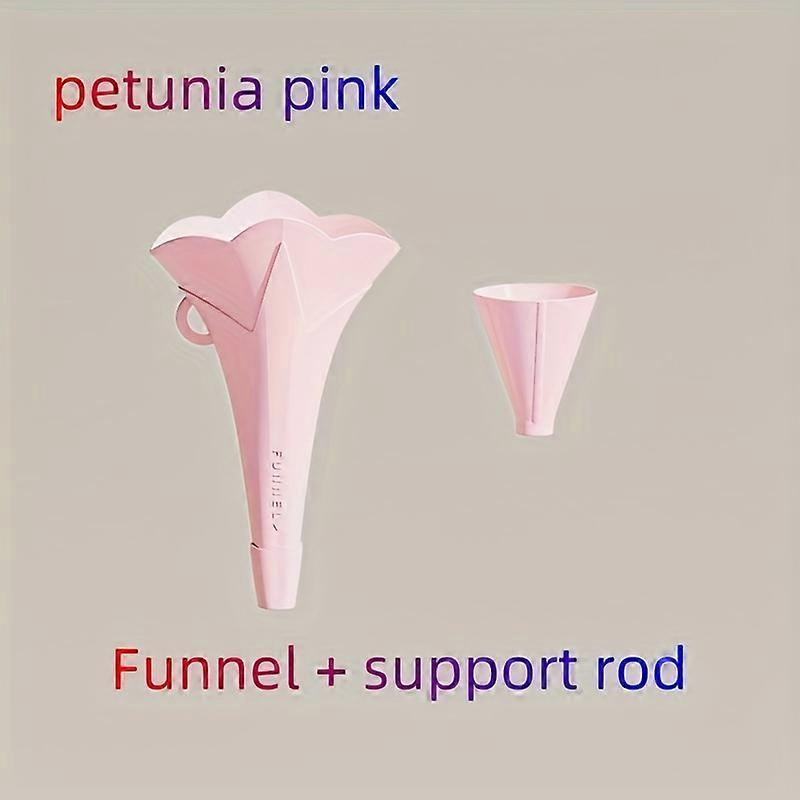 2-Pack Silicone Funnels for Kitchen Use, Large Diameter Collapsible and Foldable, Versatile Liquid Transfer Funnels with Built-In Support Rod