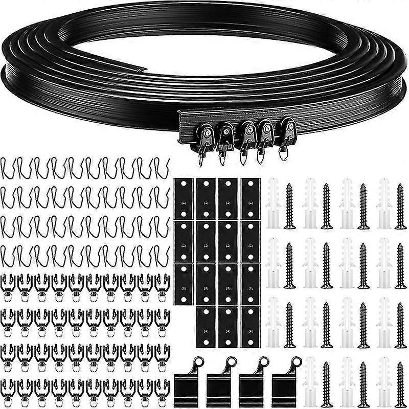 5m Curved Track Set, Bendable Track With Pulley Mounting Code Accessories