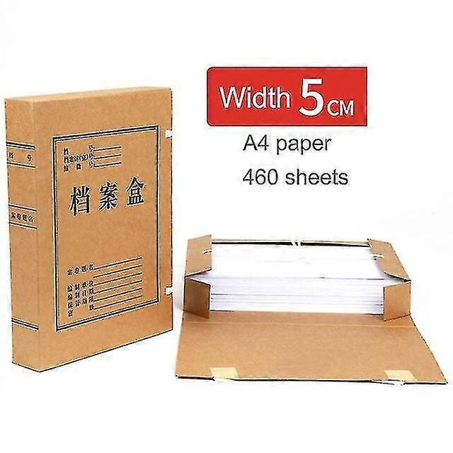Składany plik A4 Document File Box Storage Bag Files Folder Lightweight Office Business File Box For School Archives Museum Organizer