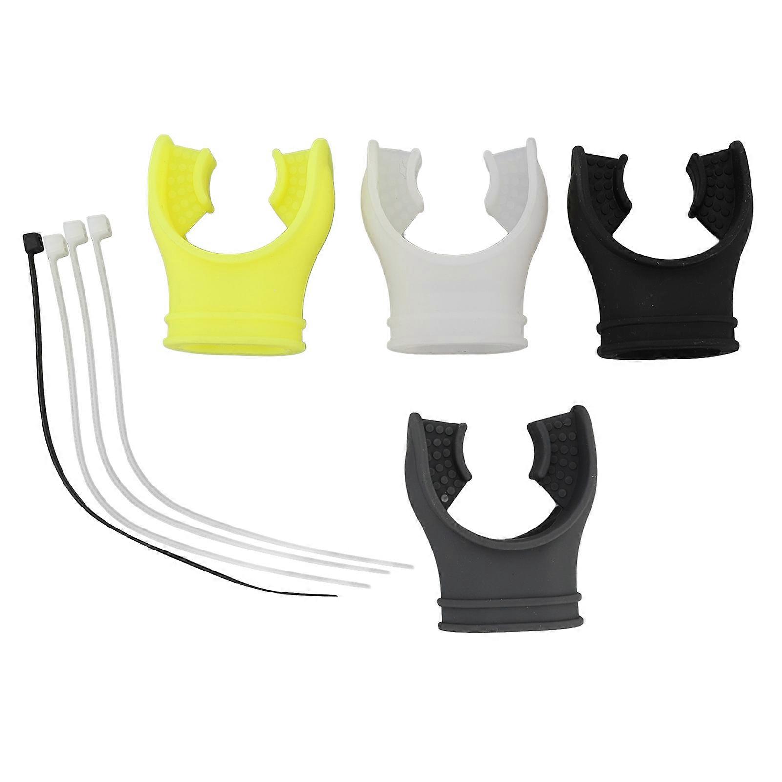 Diving Mouthpieces Silicone Comfortable Universal Interface With Regulator Ties Diving Regulator Mouthpiece For Scuba Diving Accessory