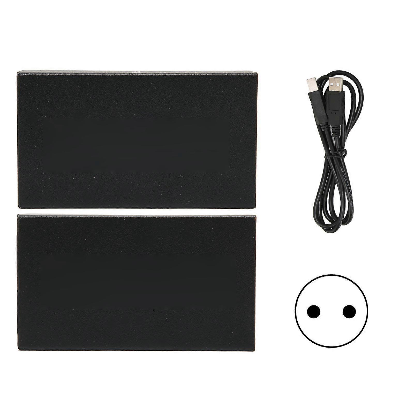 USB 2.0 Extender Panoramic Track 2 Way Transmission POC Power Supply USB Over Ethernet 100?240VEU Plug