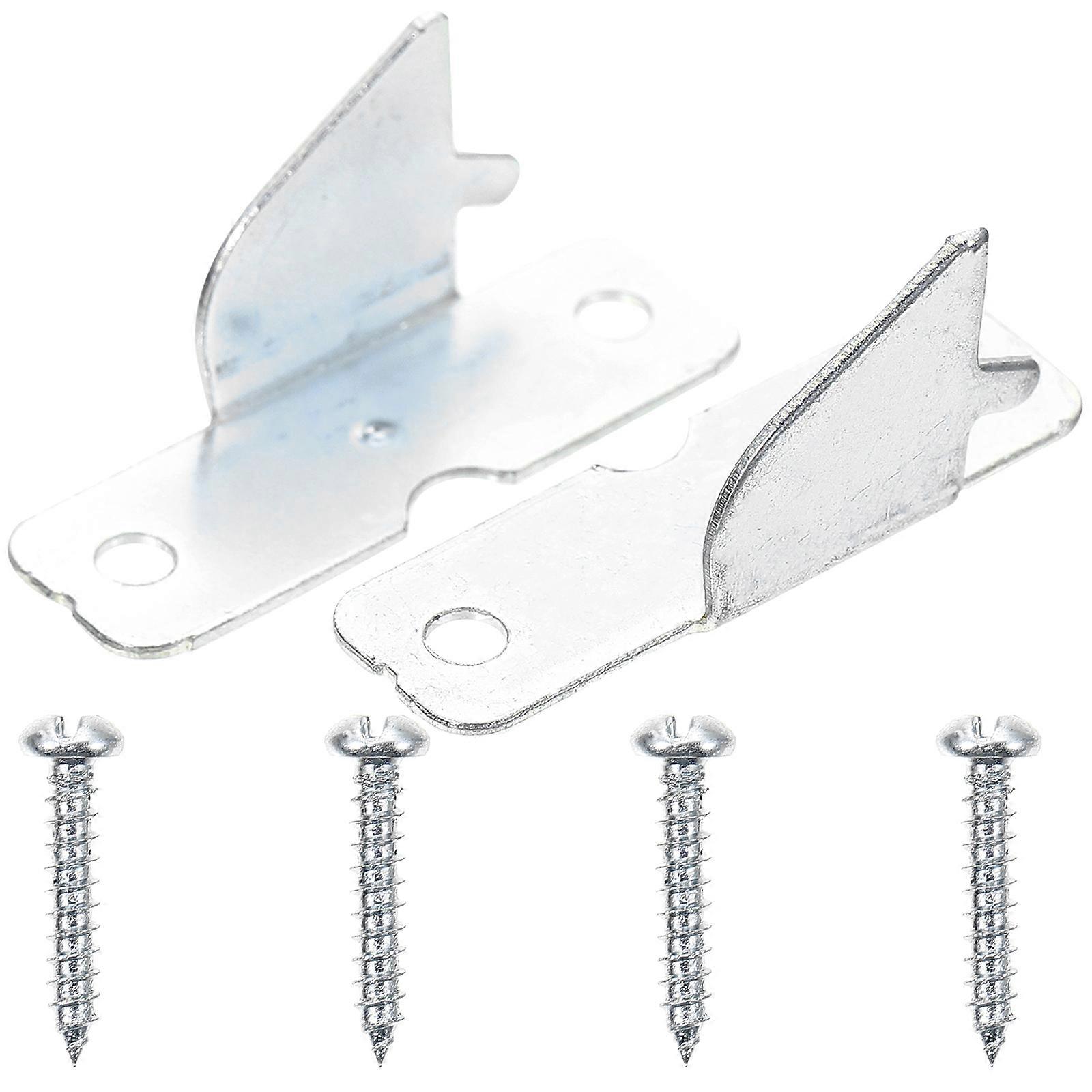 2 Sets Curtain Rod Bracket Curtain Hardware Brackets Wall Single Curtain Rod Bracket