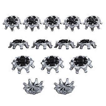 14pcs Golf Shoe Spikes para sapatos de golfe Premium Sturdy Tpr Material Spikes Pins para Golf Training Aids