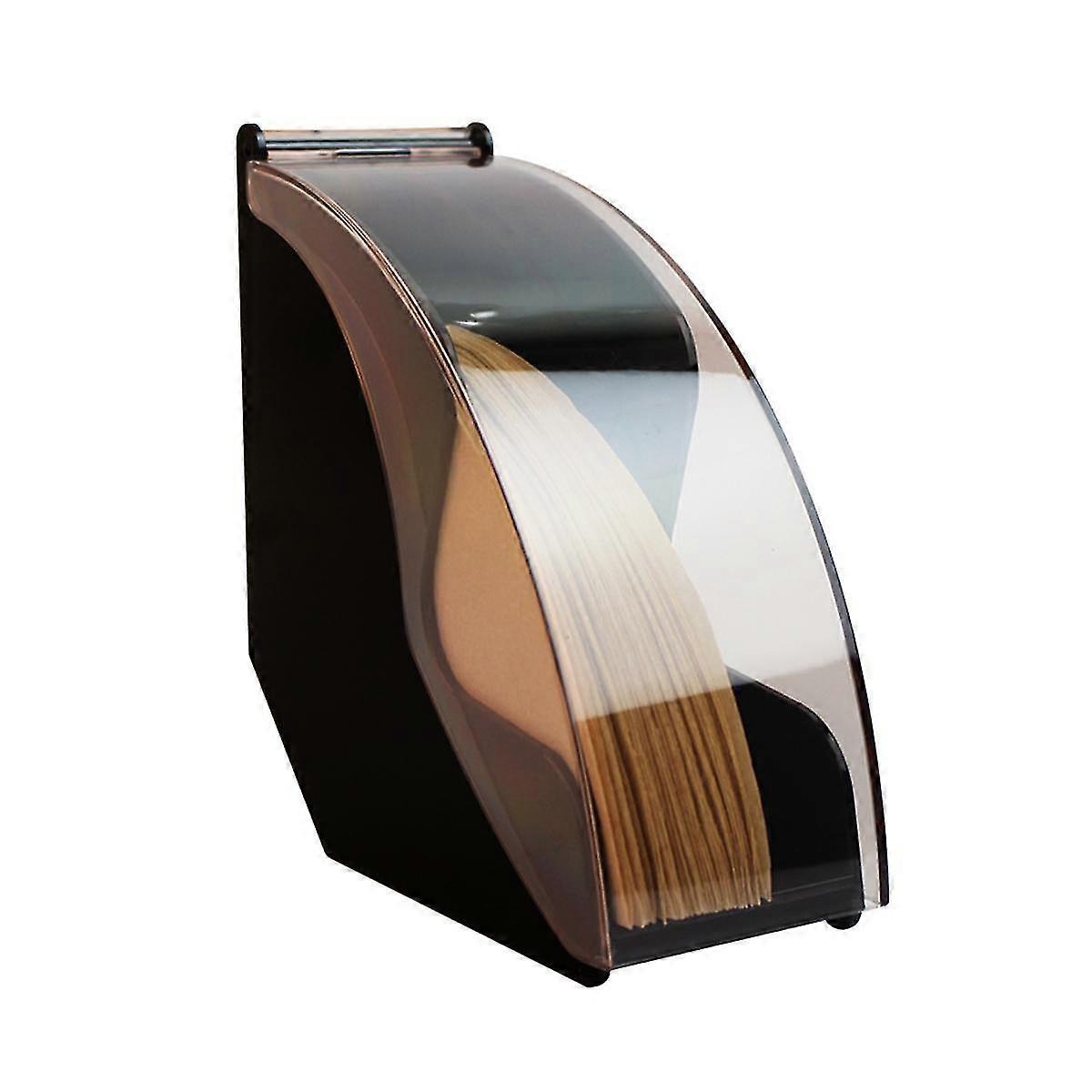 Big Coffee Filter Paper Holder With Acrylic Lid Cone Coffee Filters Napkins Dispenser Shelf Contain