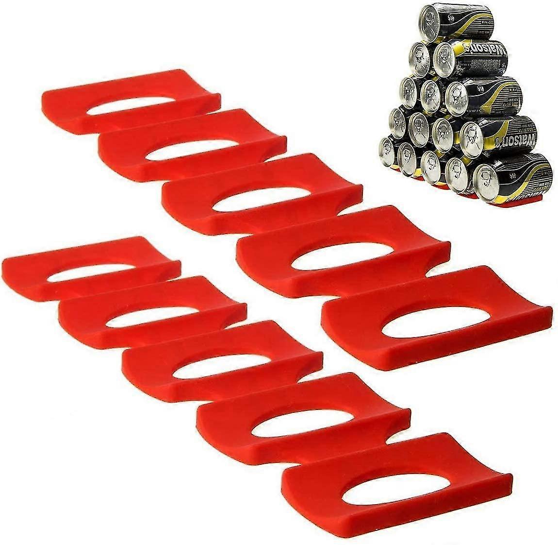 Bottle And Can Easy Stacker - Perfect Kitchen Cabinet And Fridge Storage Rack