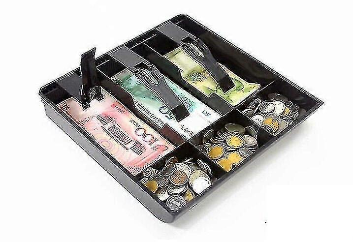 money counter case hard plastic case 6 boxes new store use classify money store cashier drawer box 24.6x24.4x3.5cm