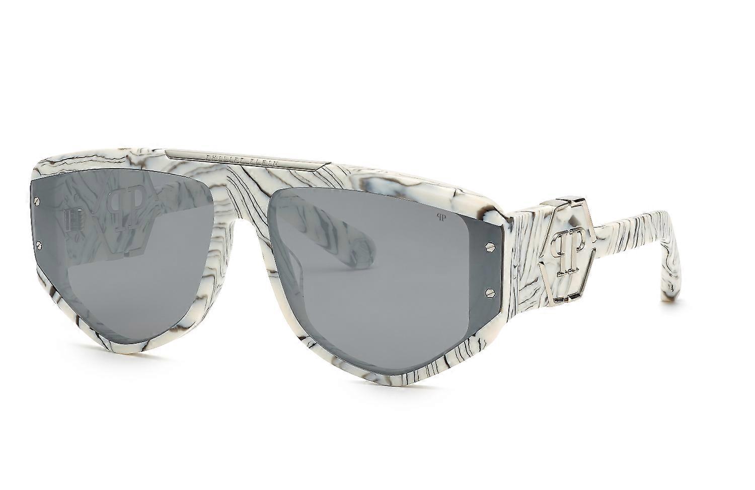Sunglasses Philipp Plein SPP093M 9YLX AVORIO MARMORIZZATO 65/16/145 MAN