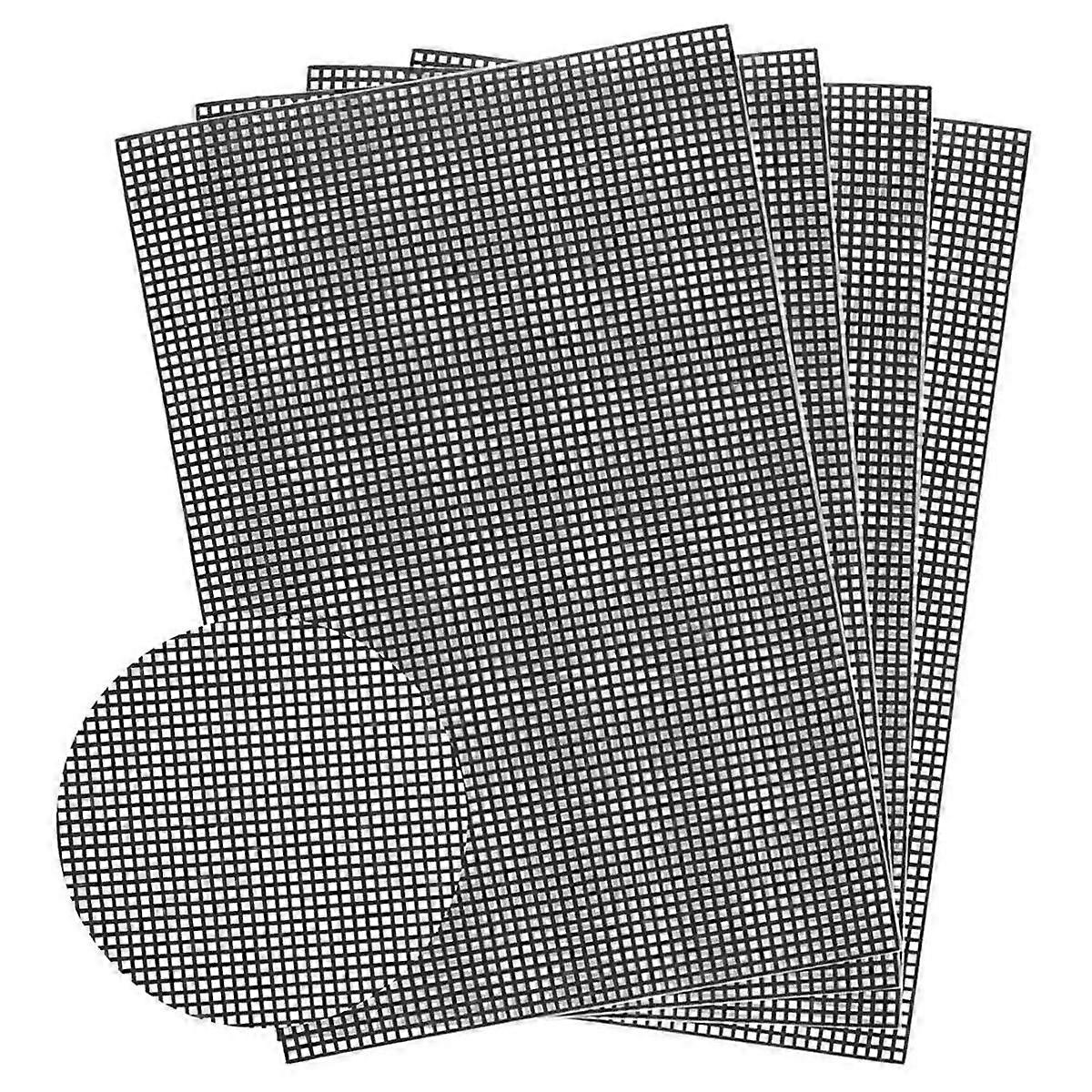 Plastic Mesh Canvas Sheets for Embroidery,Eyelet Net,Plastic Needle Point Canvas Craft DIY,Knitting Crochet Projects,B