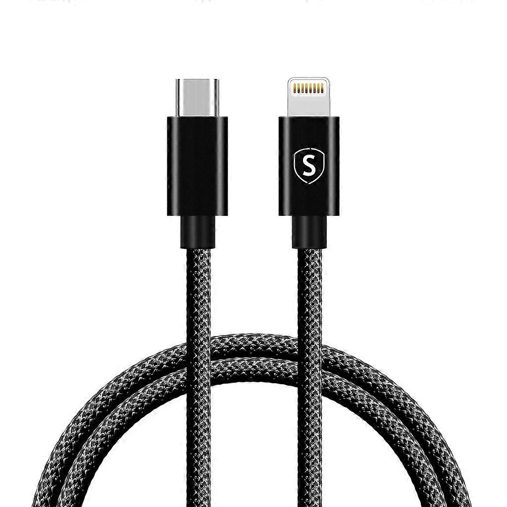 USB-C auf Lightning Kabel 20W, 1m - Schwarz
