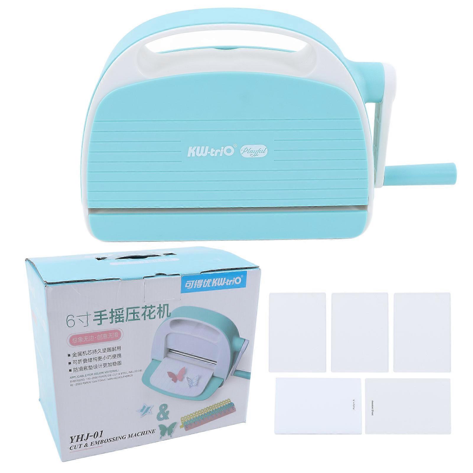Hand Embossing Machine Manual Cutting Embossing Machine for DIY Paper Art Greeting Cards Booklets Handicraft