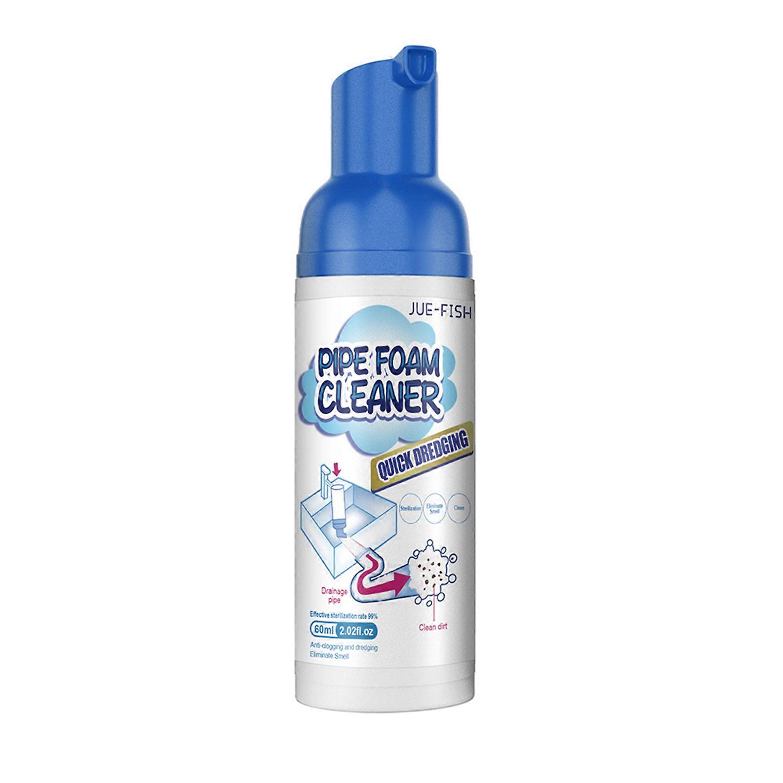60ml Pipe Foaming Cleaner Sewer Deodorizing Cleaner for Kitchen Drain Tubs