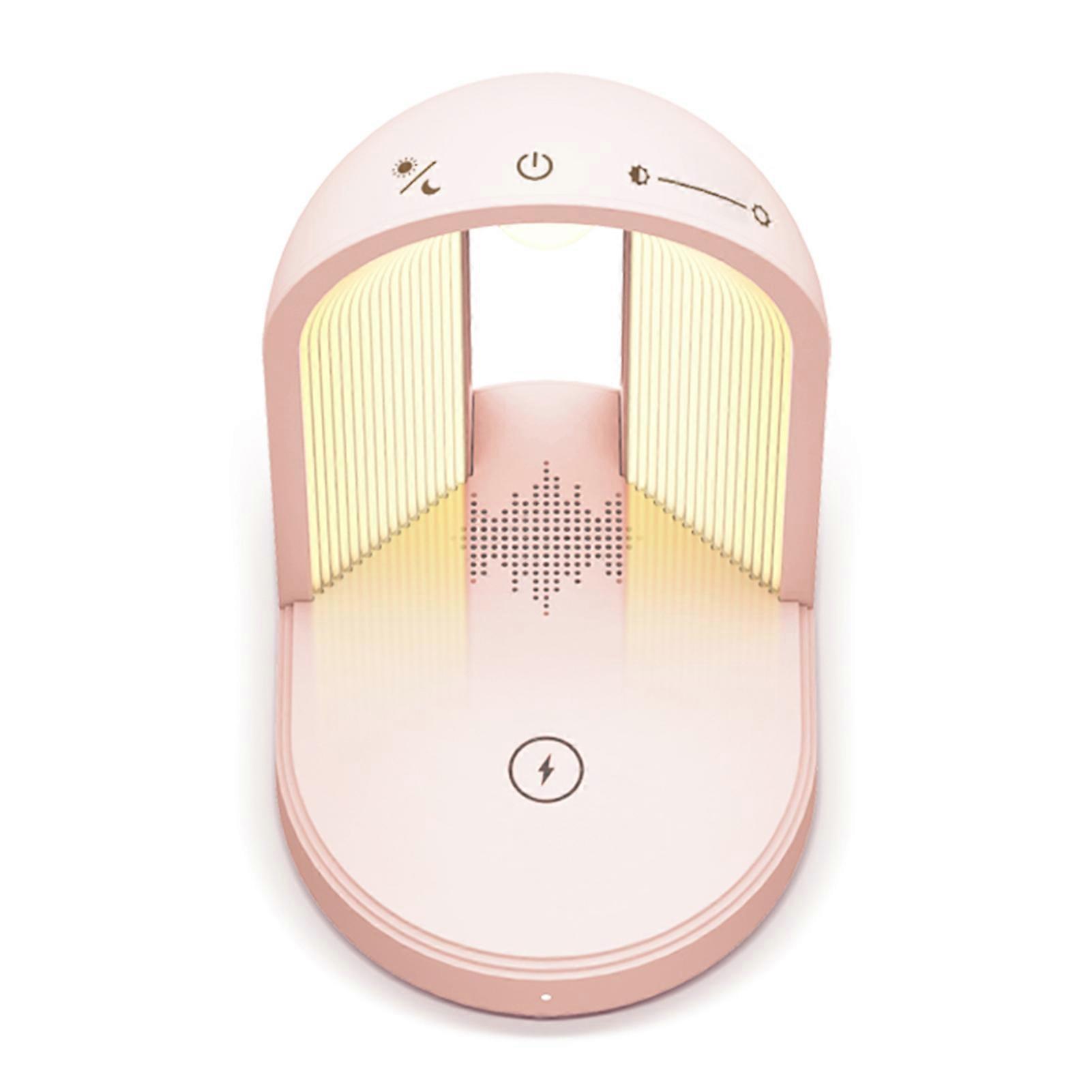 Simple Wireless Charging Music Speaker Lamp Stylish Small Amplifieds Speaker for Home Bedroom