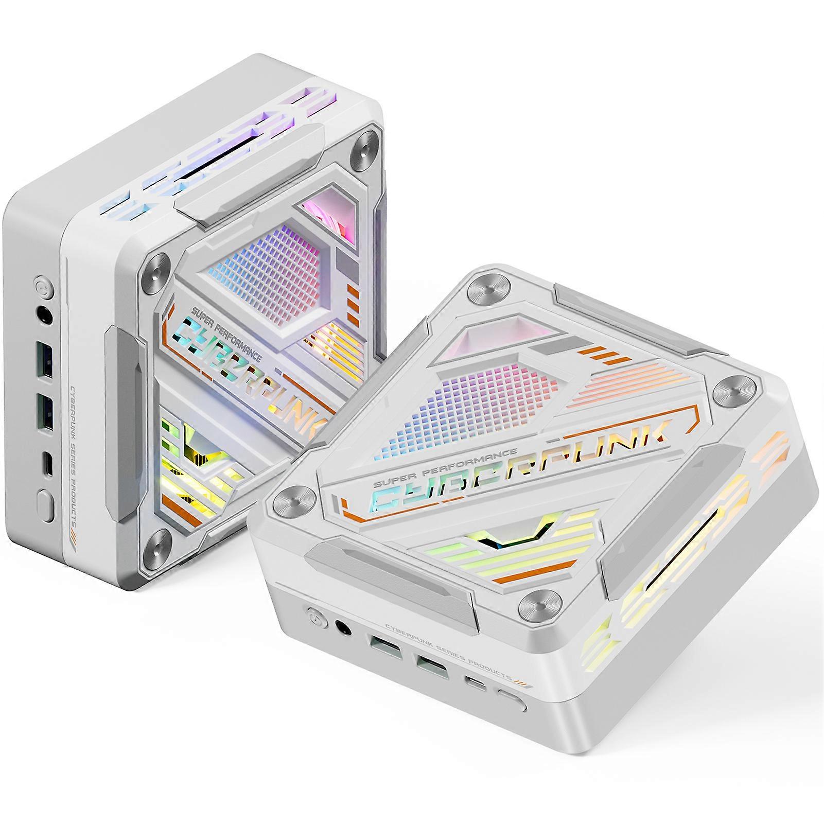 Mini PC Windows 11PRO 16G DRR5 RAM 512G SSD Mini Desktop Computer AMD Ryzen 7840HS Processor 8 Cores 16 Threads WIFI6 BT5.2 USB4 Support 4K Triple Scr