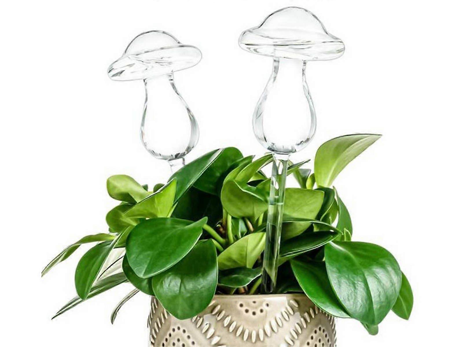 2PCS Auto Drip Irrigation System Plant Automatic Watering Spike Cans Plant Waterer