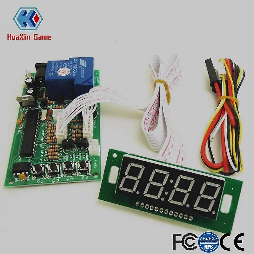 Timer Control Board Time Controller PCB Power Supply for Coin Acceptor Selector with 40cm White Lead,JY-15B