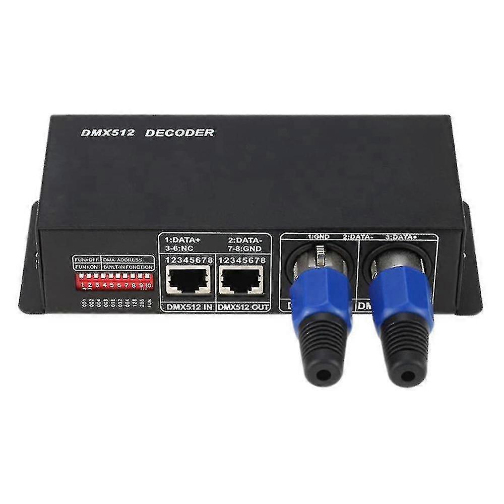 DMX512 Dekoder LED Dimmer Driver RGBW Controller -512 4 Kanals Dekoder Controller Dimmer För RGBW