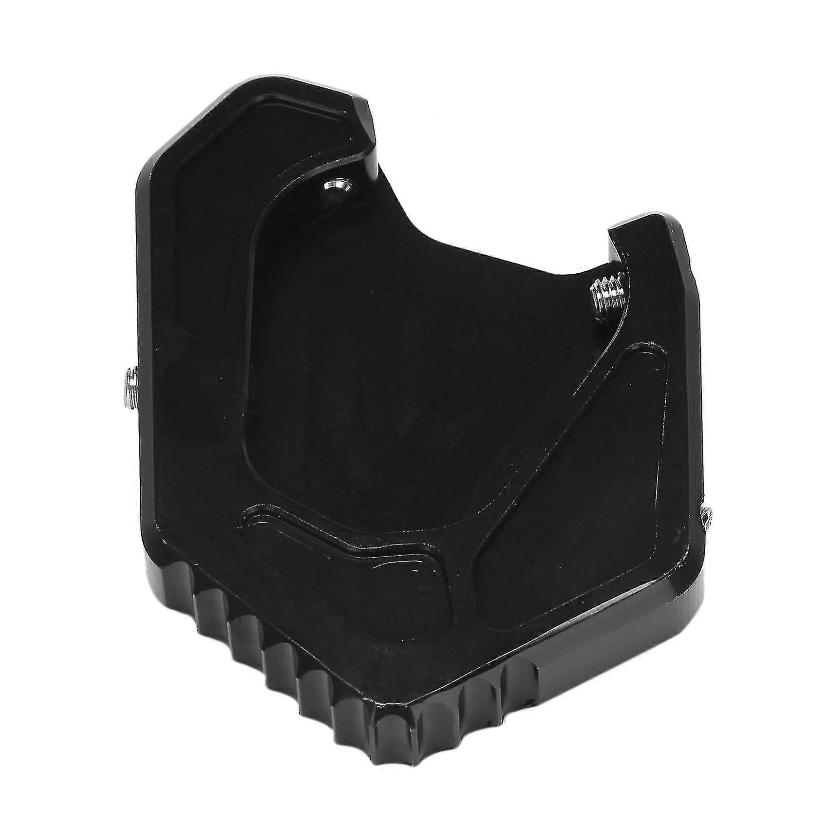 Motorcycle Enlarged Foot Support Pad Foot Side Support Pad Black