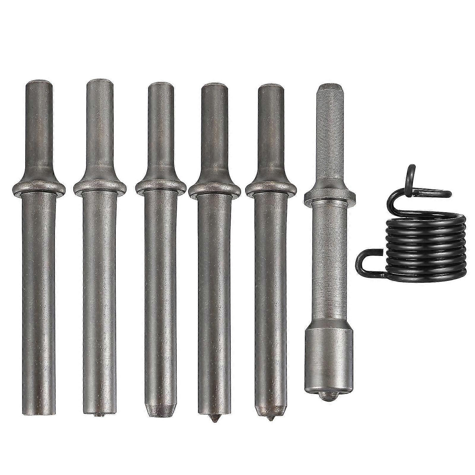 1 Set/7pcs Air Rivet Hammer Pneumatic Hammer Rivet Pneumatic Chisel Tool