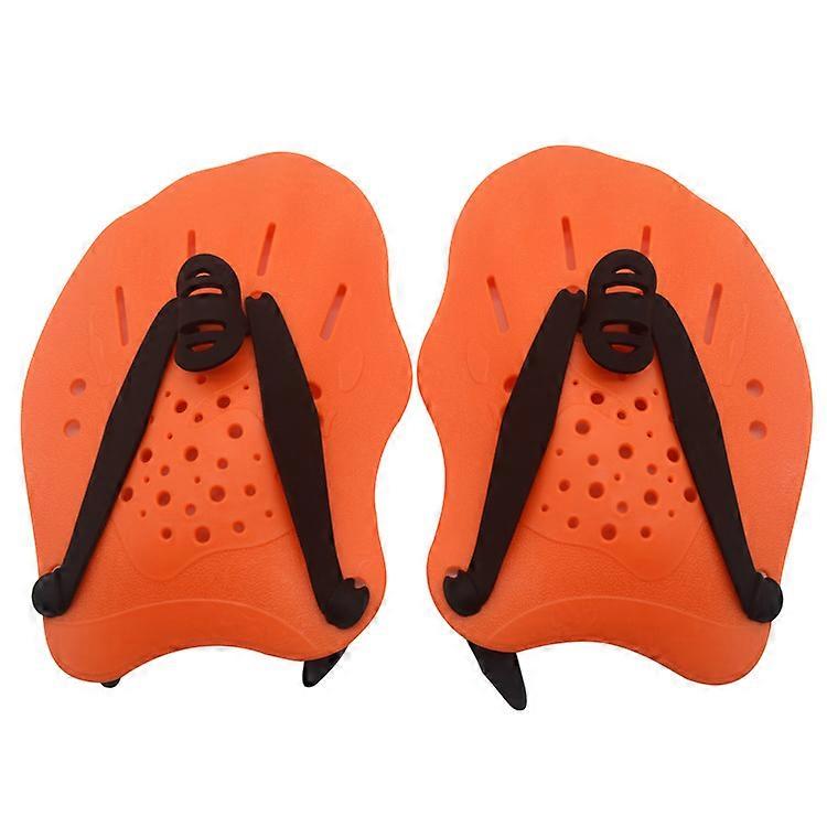 1 Pair of Swimming Hand Paddles Adjustable Swimming Training Aid Hand Paddles for Swimming Swim Training