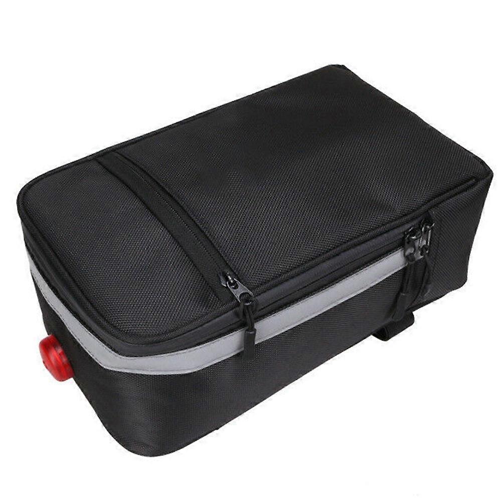 Kaesi Bike Bicycle E-Bike Rear Tail Rack Battery Storage Bag Case with LED Tail Light