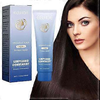 Stijltangcrème, 100 ml proteïne haarstijlcrème, haarbehandeling voor krullend, droog, pluizig, chaotisch of beschadigd haar