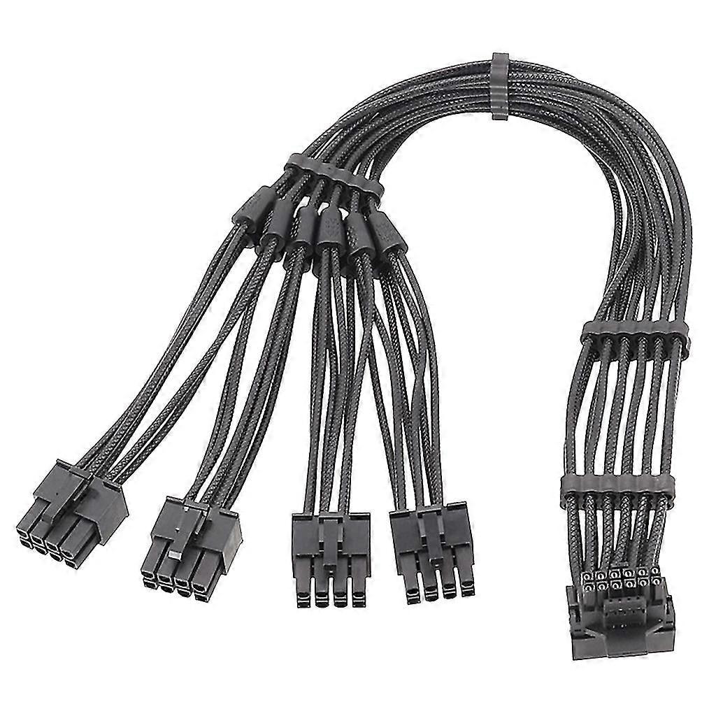 Rtx40グラフィック・カードのための12vhpwr Pcie5.0 16pin Atx3.0ケーブルへの3x 4x 8pin男性