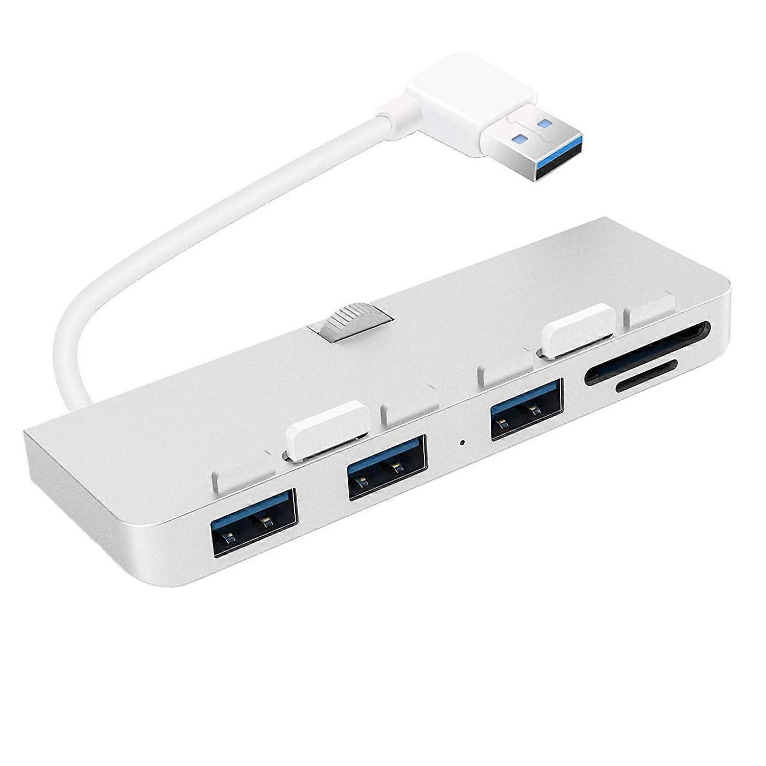 Aluminum Hub Port Adapter Splitter with Card Reader for Unibody Computer