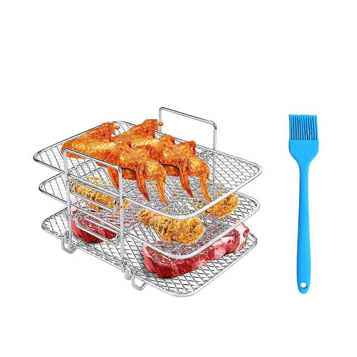 Rack for Ninja Dual 304 Stainless Steel Multi-Layer Dehydrator Rack Toast Rack